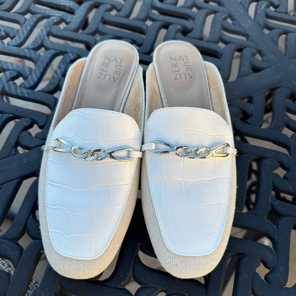 Naturalizer Slip-On Mules Kayden Mule Linen White size 8 - Picture 1 of 6